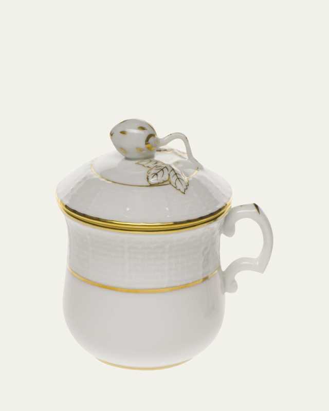 Golden Edge Pot de Creme with Berry
